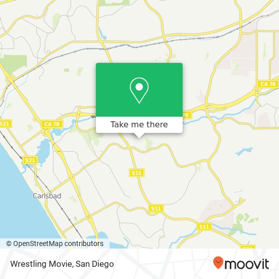 Wrestling Movie map