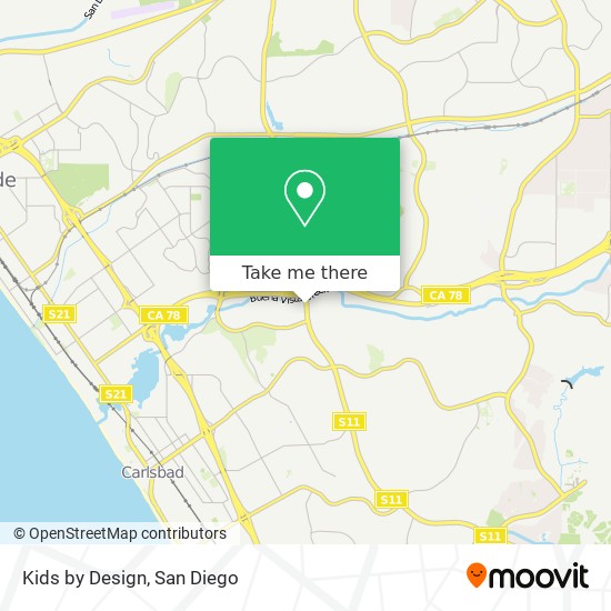 Mapa de Kids by Design