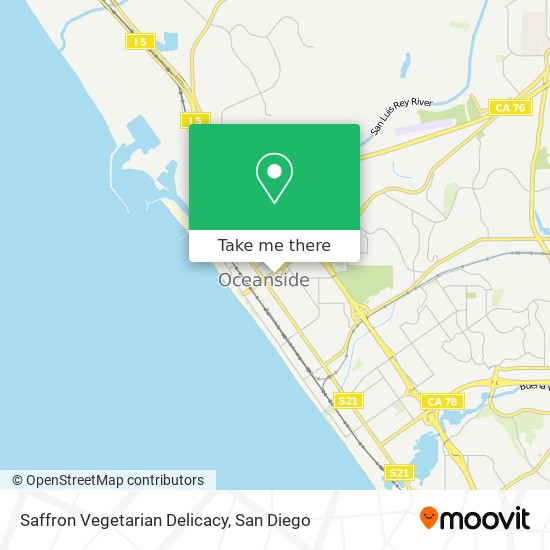 Saffron Vegetarian Delicacy map