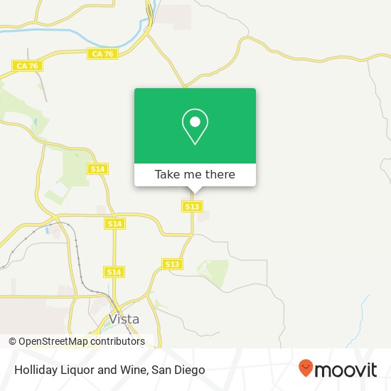 Mapa de Holliday Liquor and Wine