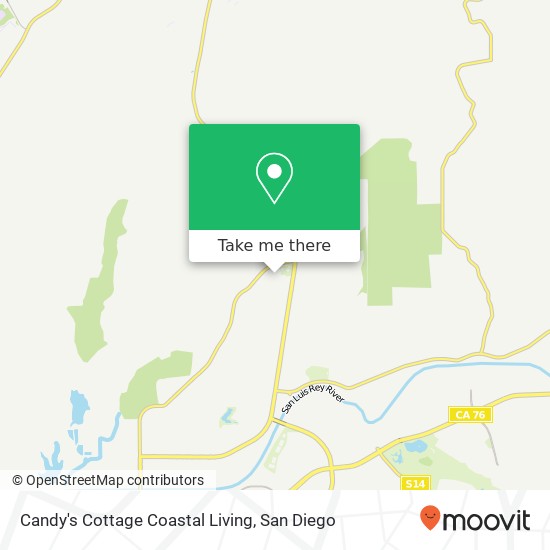 Candy's Cottage Coastal Living, 5120 Teal Way Oceanside, CA 92057 map