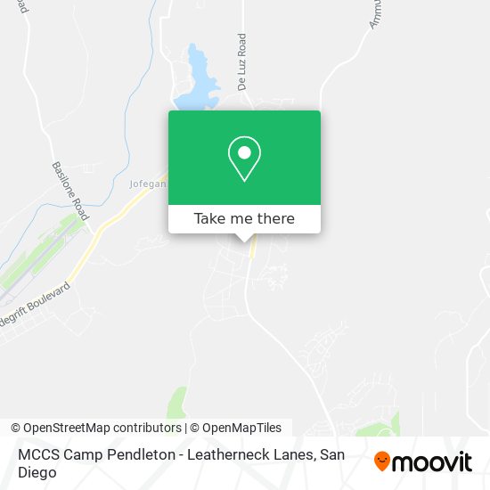 MCCS Camp Pendleton - Leatherneck Lanes map