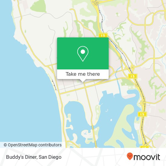 Mapa de Buddy's Diner