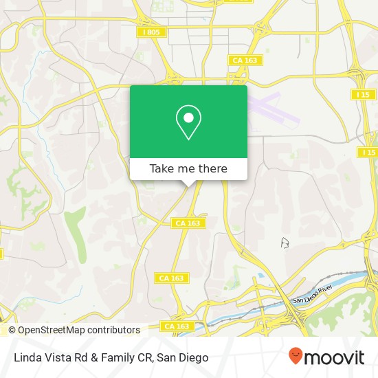 Linda Vista Rd & Family CR map