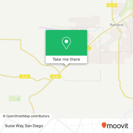 Mapa de Susie Way