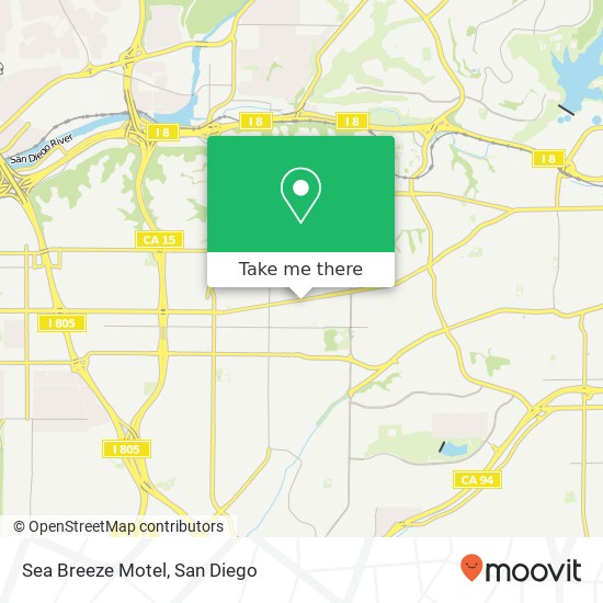 Mapa de Sea Breeze Motel