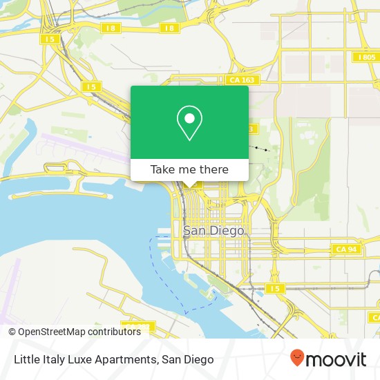 Mapa de Little Italy Luxe Apartments