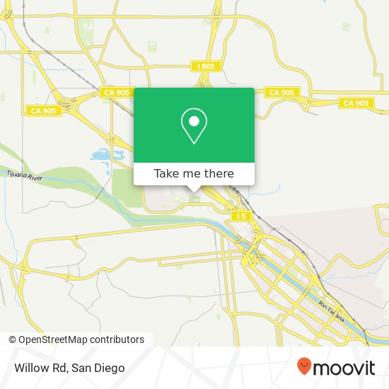 Mapa de Willow Rd