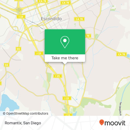 Romantix map