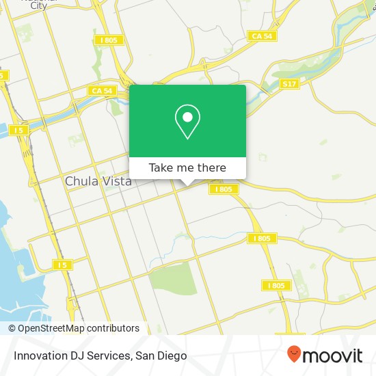 Mapa de Innovation DJ Services