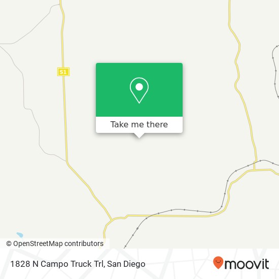 Mapa de 1828 N Campo Truck Trl