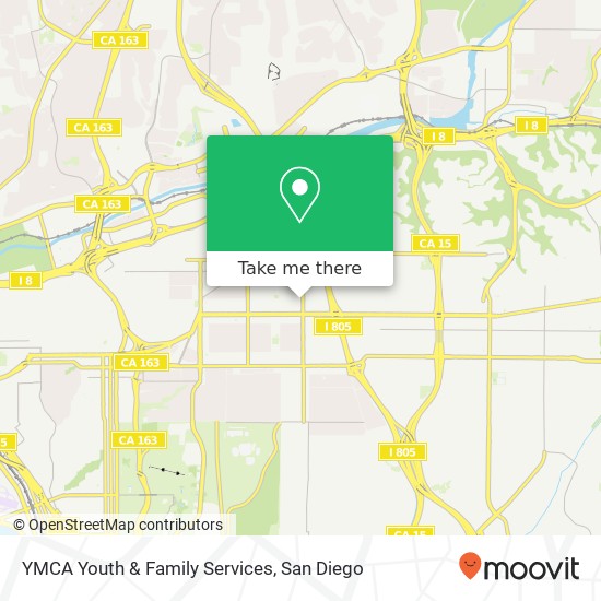 YMCA Youth & Family Services map