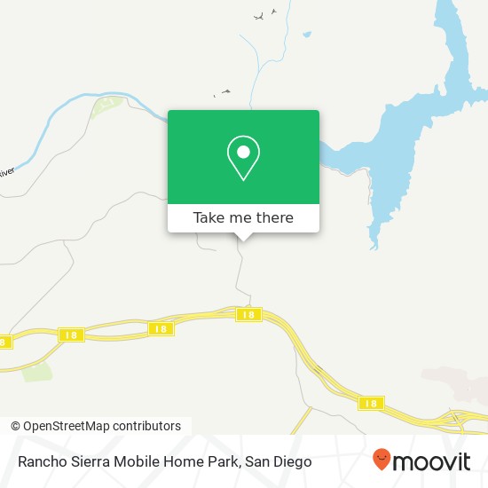 Mapa de Rancho Sierra Mobile Home Park