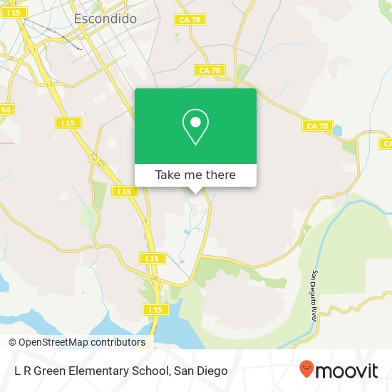 L R Green Elementary School map