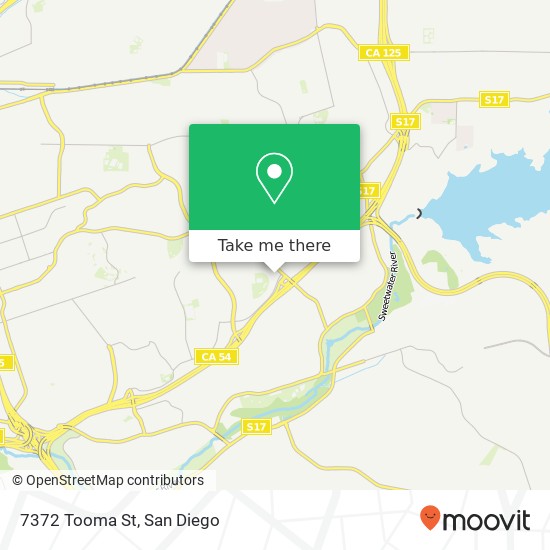 Mapa de 7372 Tooma St