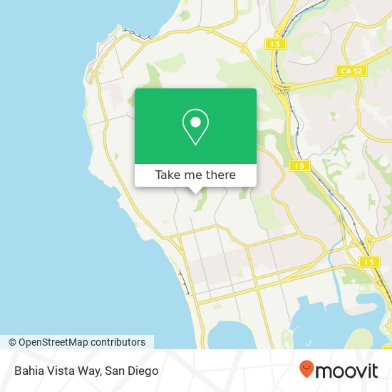 Mapa de Bahia Vista Way