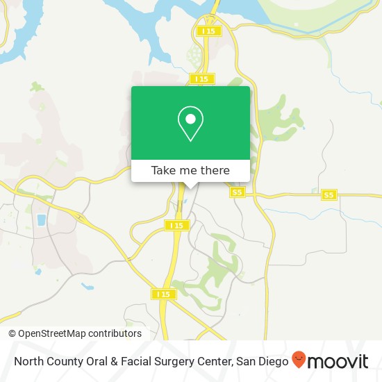 Mapa de North County Oral & Facial Surgery Center