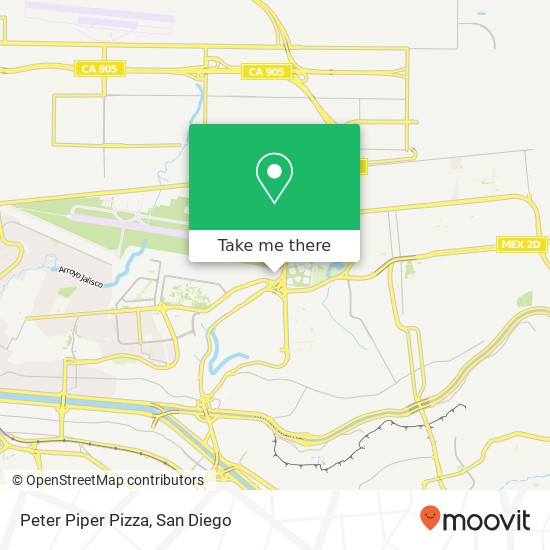 Peter Piper Pizza map