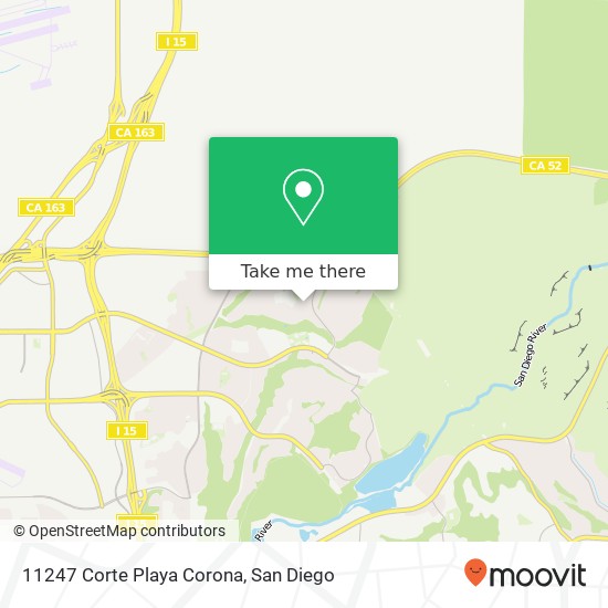 11247 Corte Playa Corona map