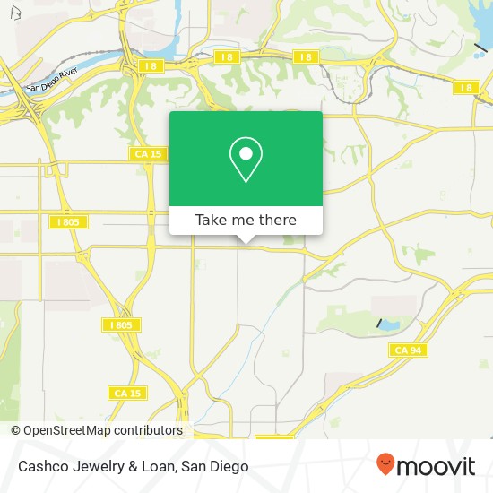 Mapa de Cashco Jewelry & Loan