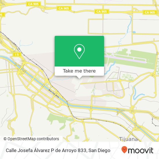 Mapa de Calle Josefa Álvarez P de Arroyo 833