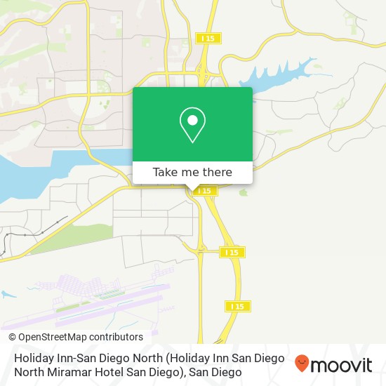 Holiday Inn-San Diego North (Holiday Inn San Diego North Miramar Hotel San Diego) map