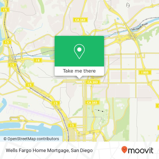 Mapa de Wells Fargo Home Mortgage