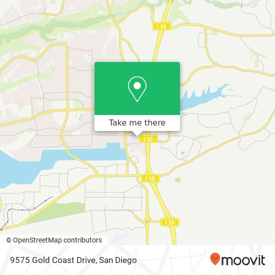 9575 Gold Coast Drive map