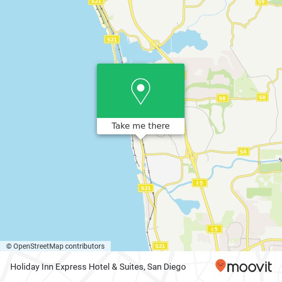 Mapa de Holiday Inn Express Hotel & Suites