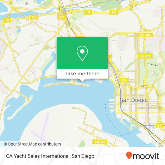 CA Yacht Sales International map