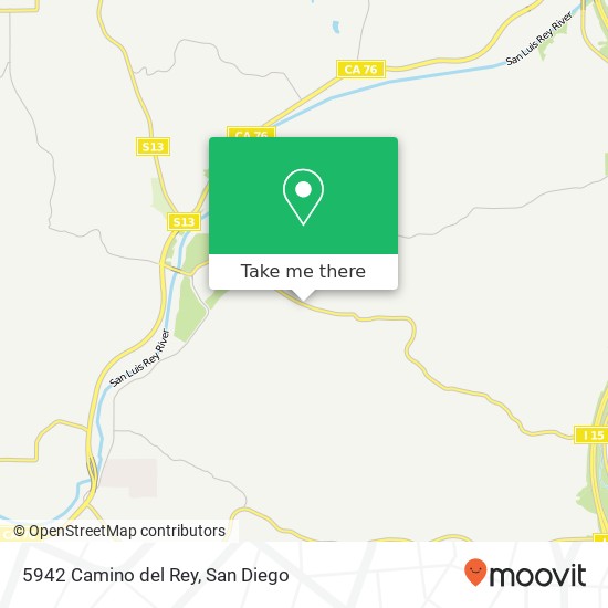 5942 Camino del Rey map
