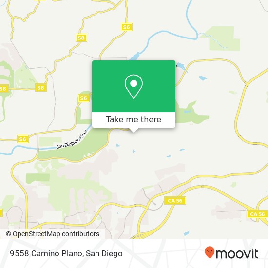 9558 Camino Plano map