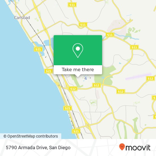 5790 Armada Drive map