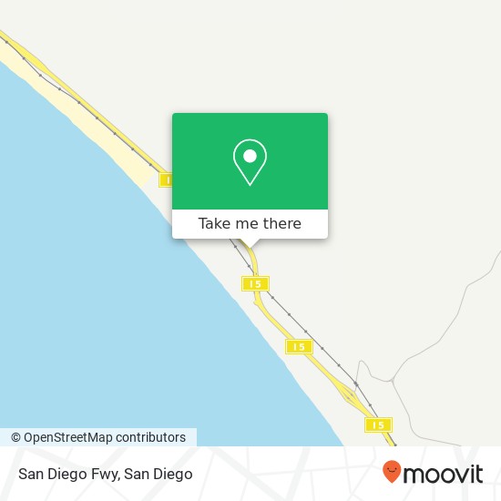 San Diego Fwy map