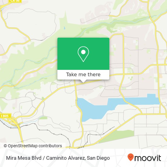 Mira Mesa Blvd / Caminito Alvarez map