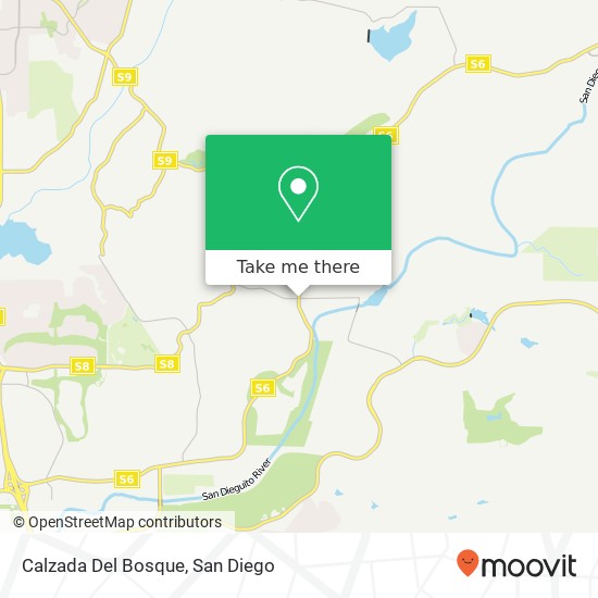 Mapa de Calzada Del Bosque