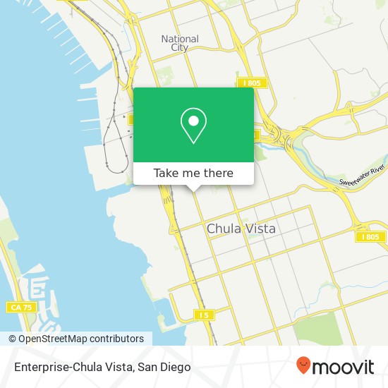 Enterprise-Chula Vista map