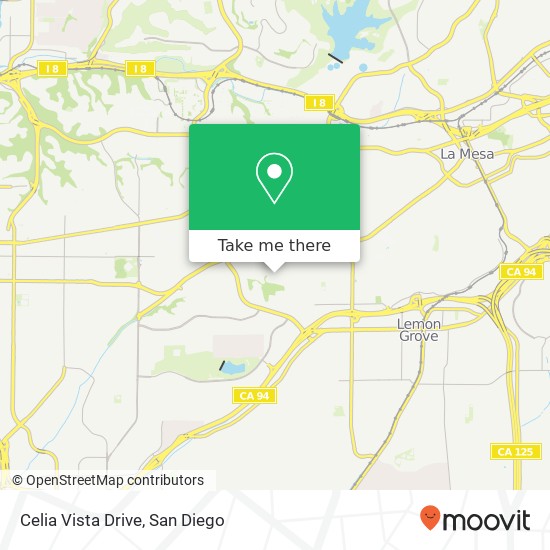 Mapa de Celia Vista Drive