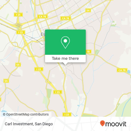 Mapa de Carl Investment