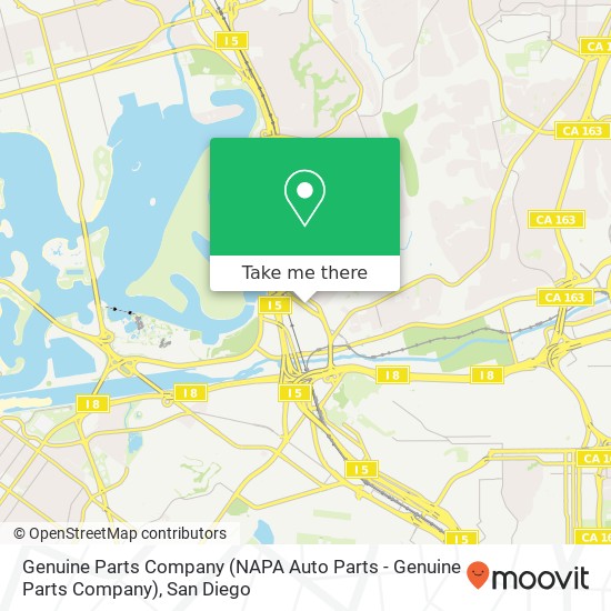Genuine Parts Company (NAPA Auto Parts - Genuine Parts Company) map