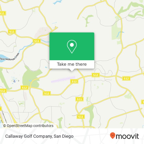 Callaway Golf Company map