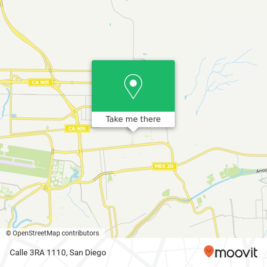 Calle 3RA 1110 map