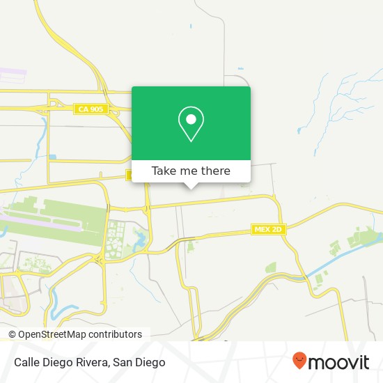 Calle Diego Rivera map