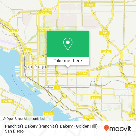 Panchita's Bakery (Panchita's Bakery - Golden Hill) map
