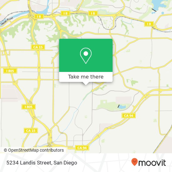 5234 Landis Street map