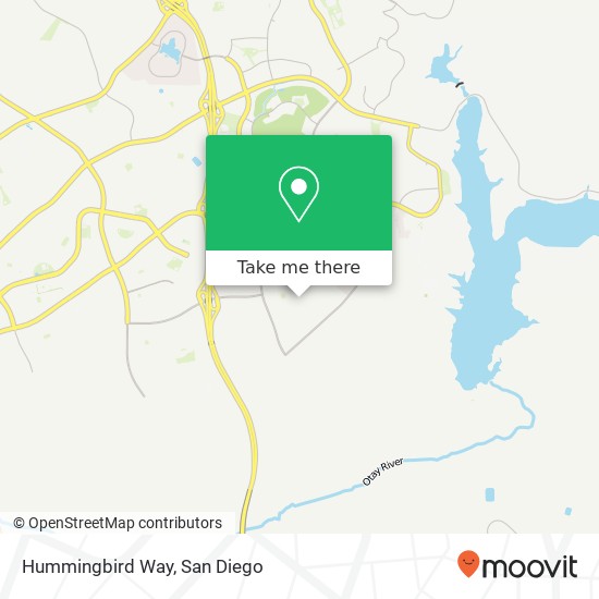 Hummingbird Way map