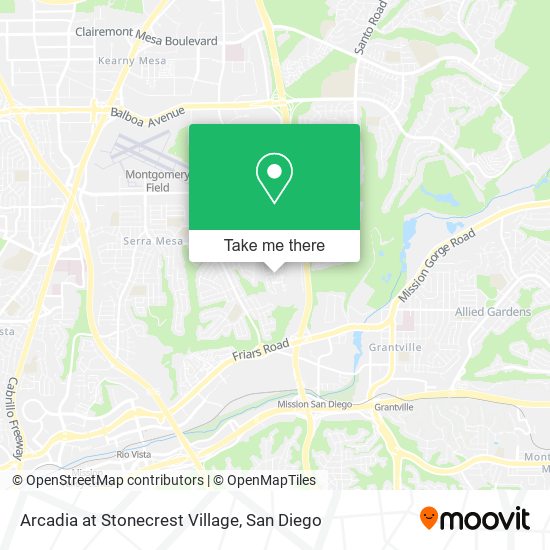 Arcadia at Stonecrest Village map