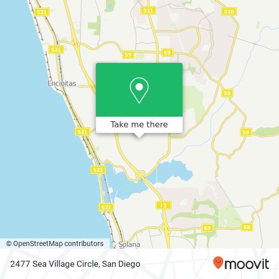 Mapa de 2477 Sea Village Circle