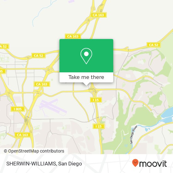 SHERWIN-WILLIAMS map