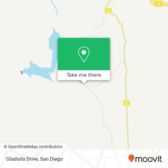 Mapa de Gladiola Drive